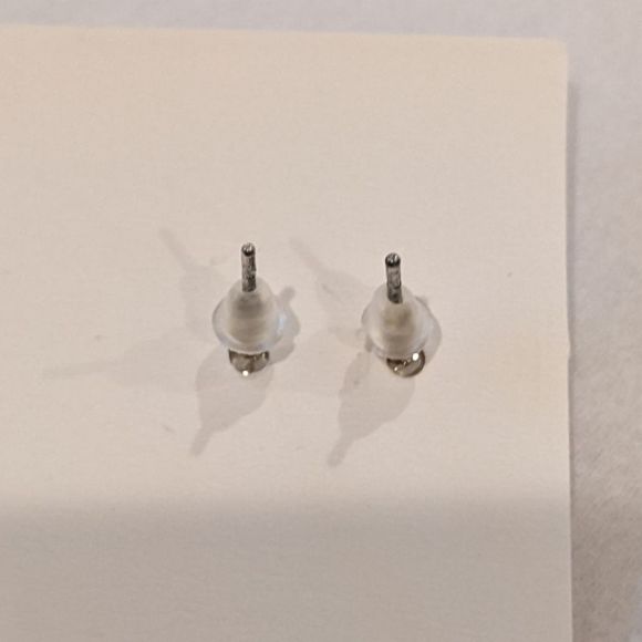 CZ Stud Earrings Mini XS 0.4cm - Picture 6 of 13